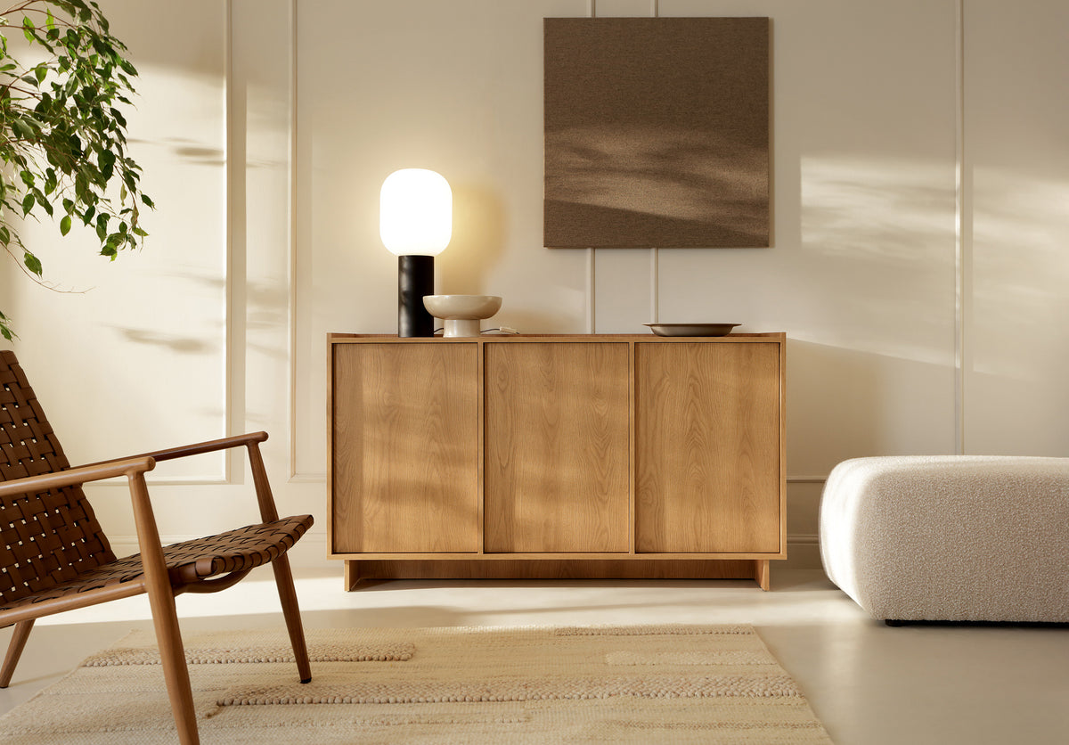Drehtürenschrank Yasumi 147 cm Karamelleiche