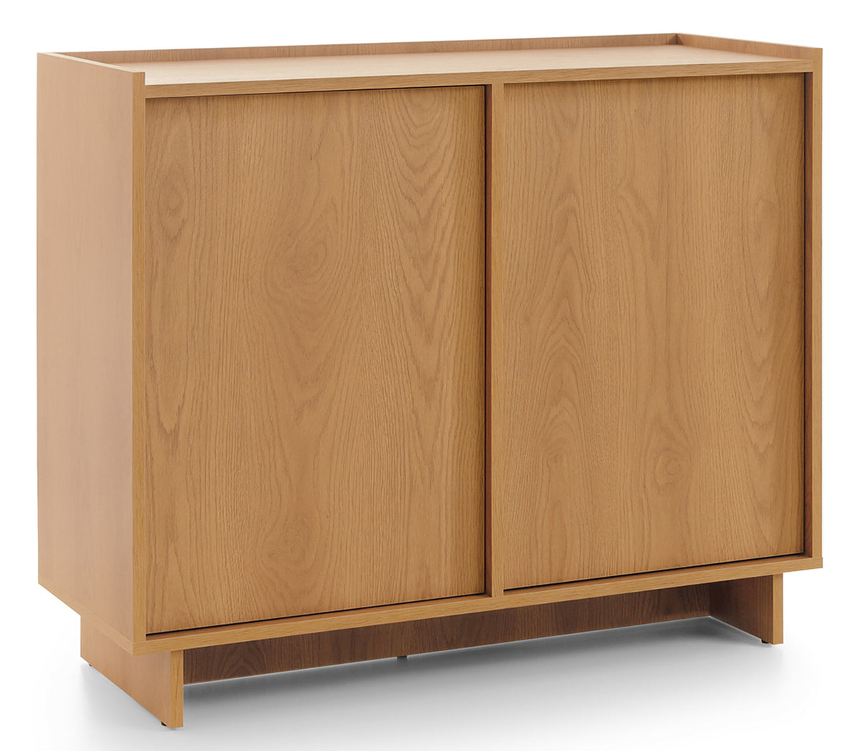 Commode deux portes Yasumi 98 cm chêne caramel