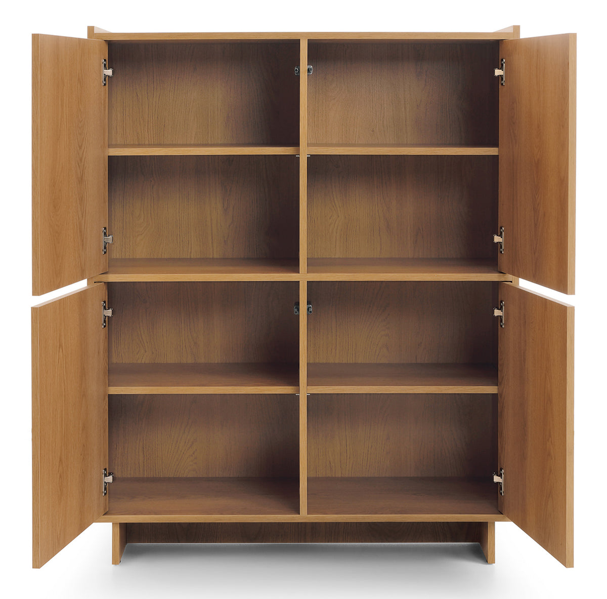 Commode quatre portes Yasumi 98 cm chêne caramel