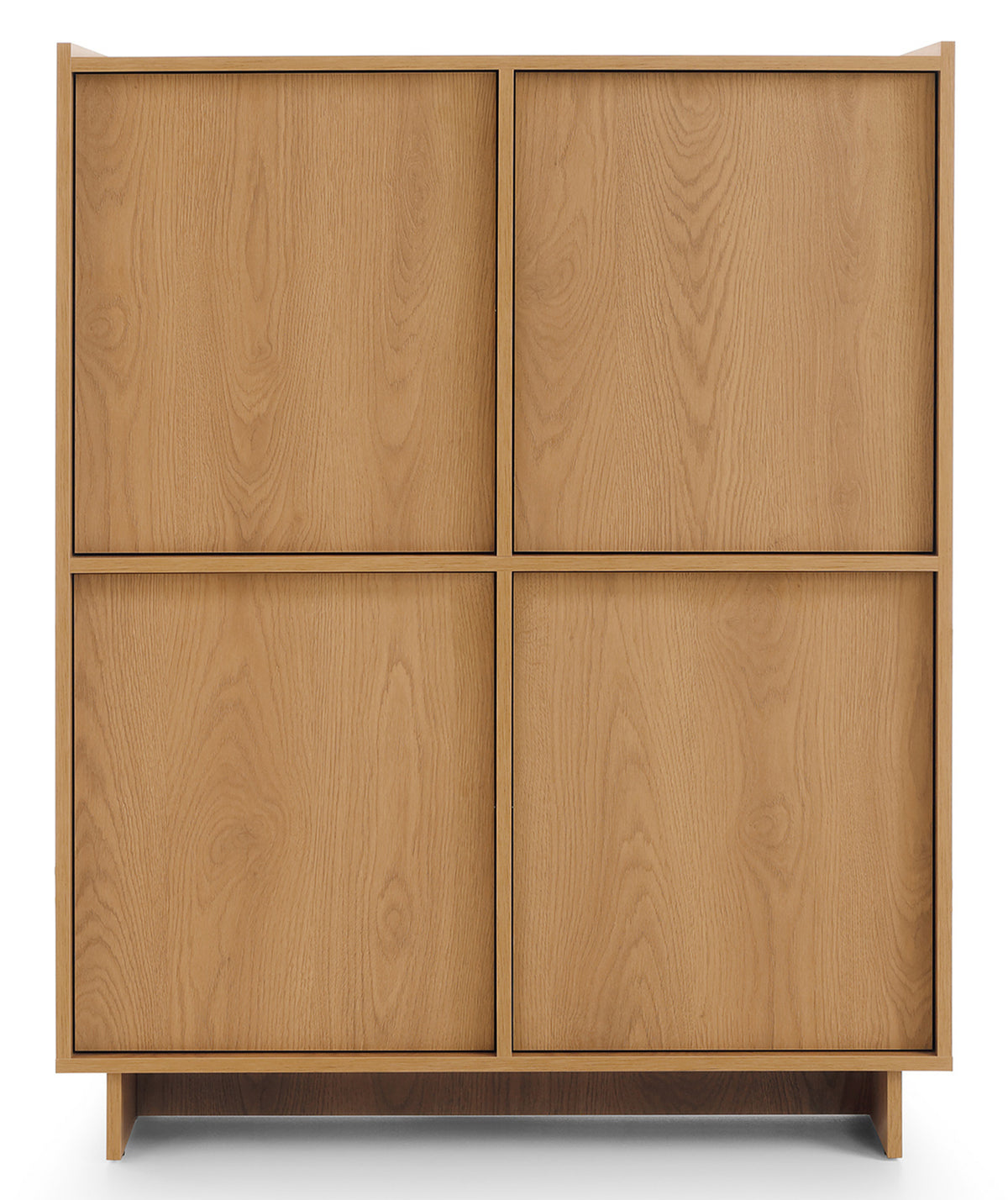 Commode quatre portes Yasumi 98 cm chêne caramel