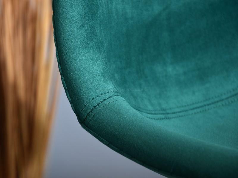 MPC MOVE TAP Chaise pivotante en velours vert