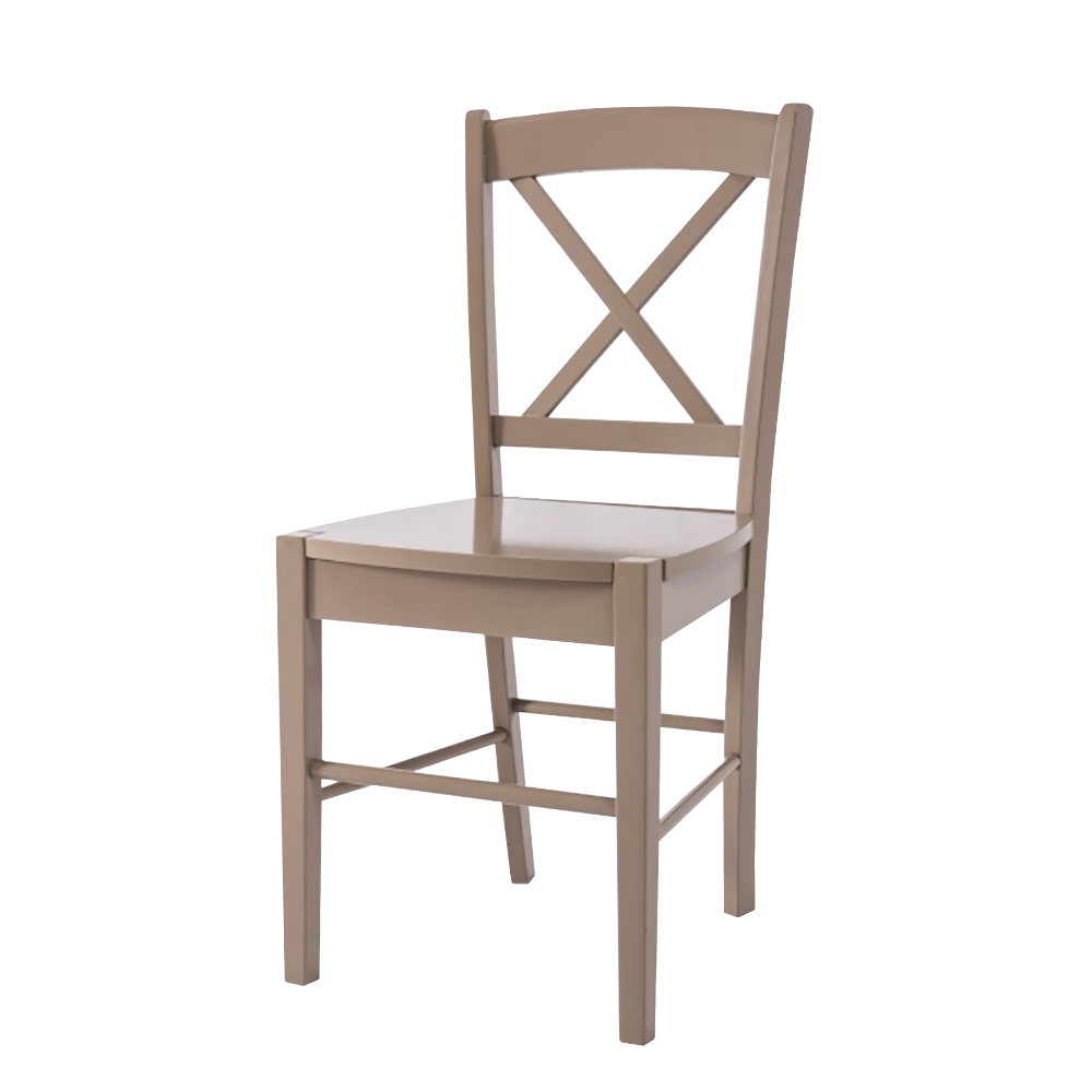 SVENE Chaise en bois beige