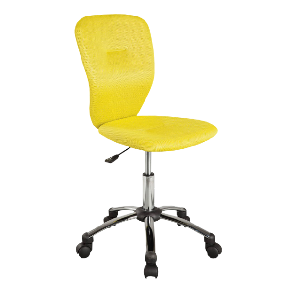ESQUIMO Chaise de bureau jaune avec dossier ergonomique