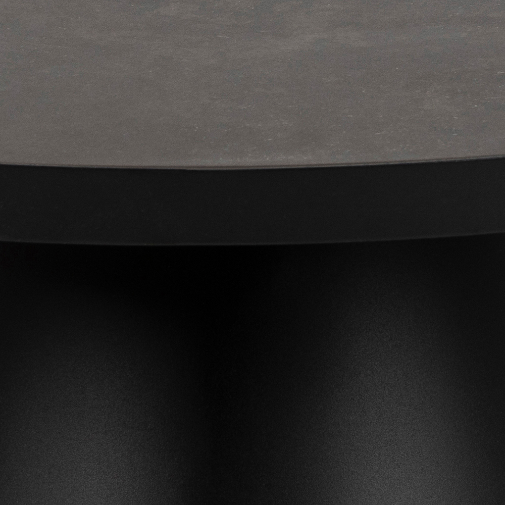 MERQUE Table basse en céramique rétro diamètre 86 cm