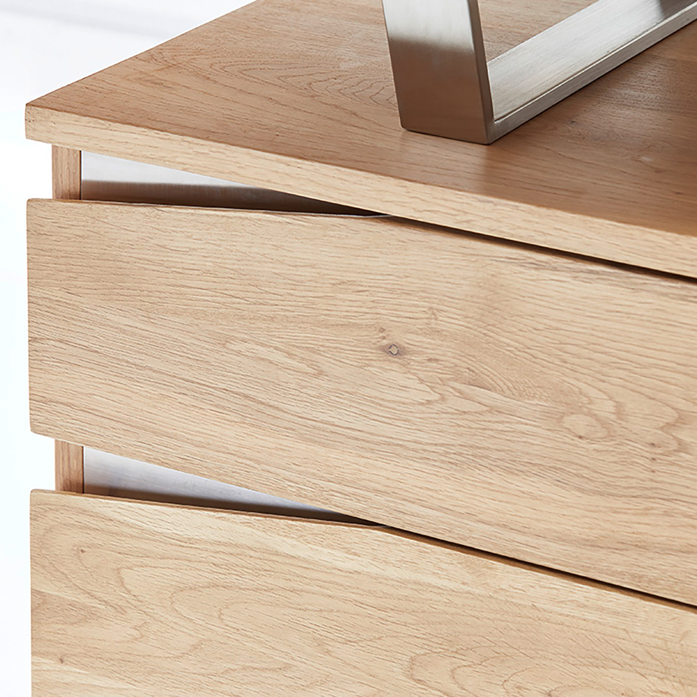 Bureau en bois avec tiroirs Dalmazia 150x67 cm en chêne - Selsey