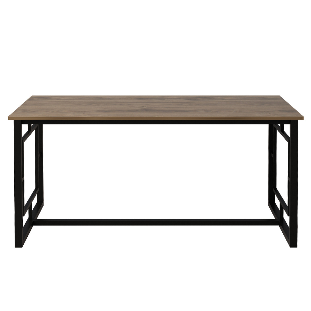 Table à manger Lushapint 160x76 cm en noyer