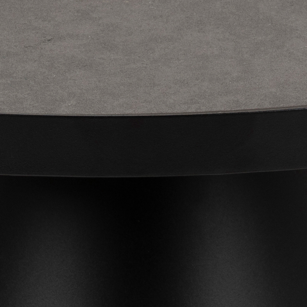MERQUE Table basse rétro en céramique diamètre 66 cm