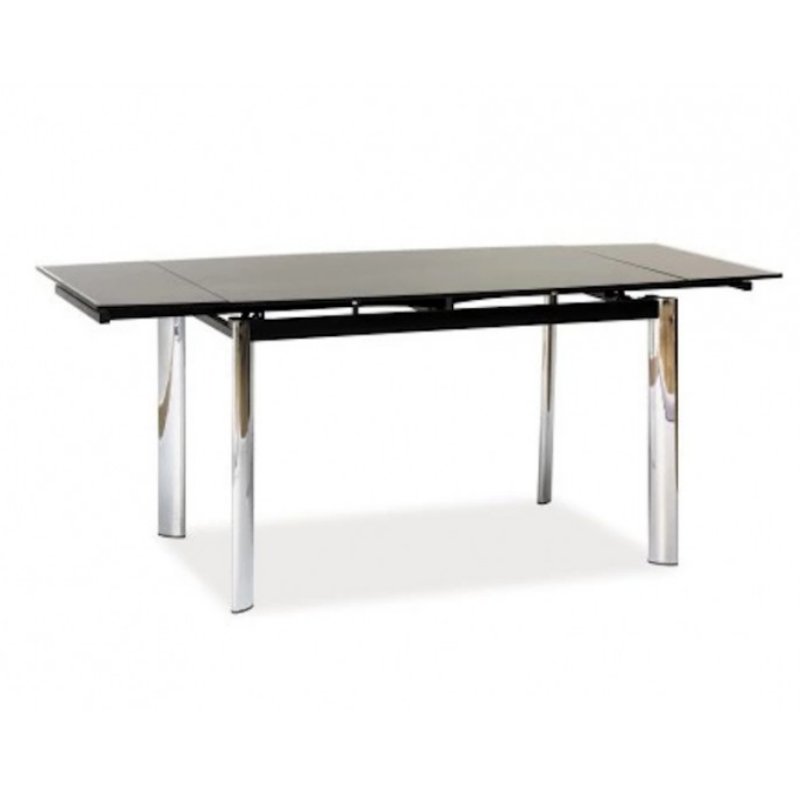 Table à rallonge Estrada 120-180x80 cm noir
