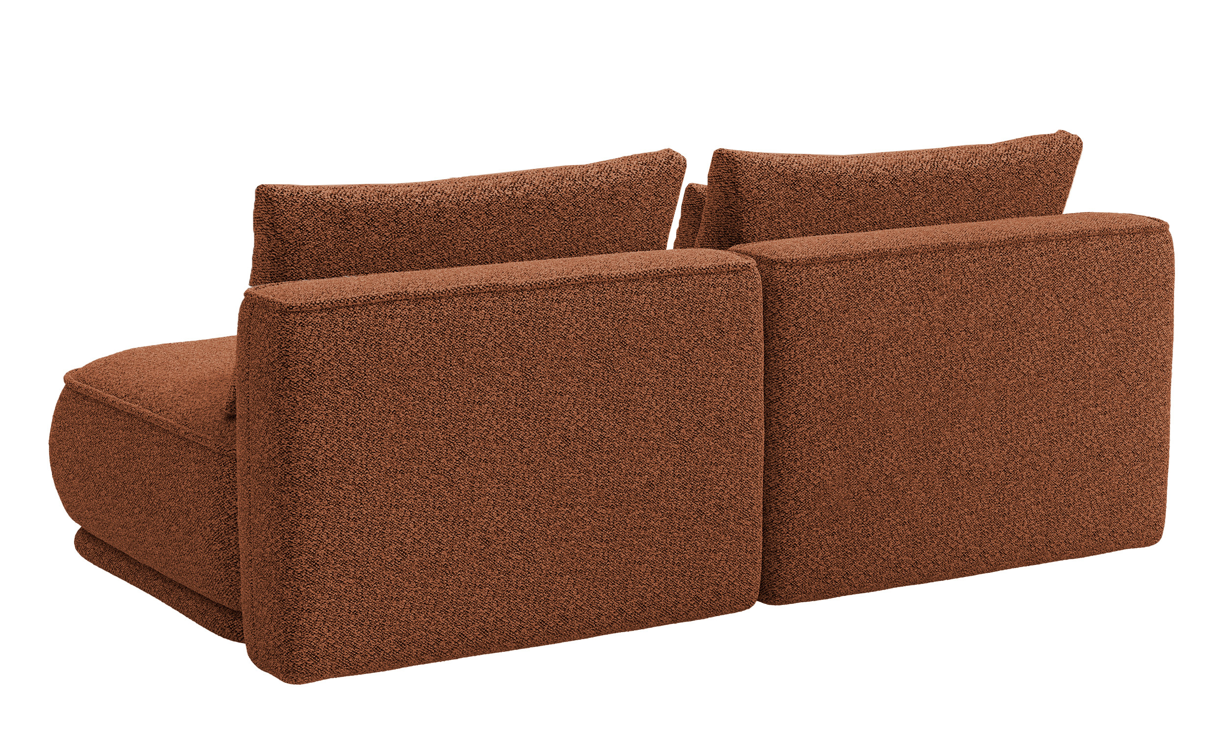 Kanapa rozkładana trzyosobowa Leanno z pojemnikiem miedziana boucle