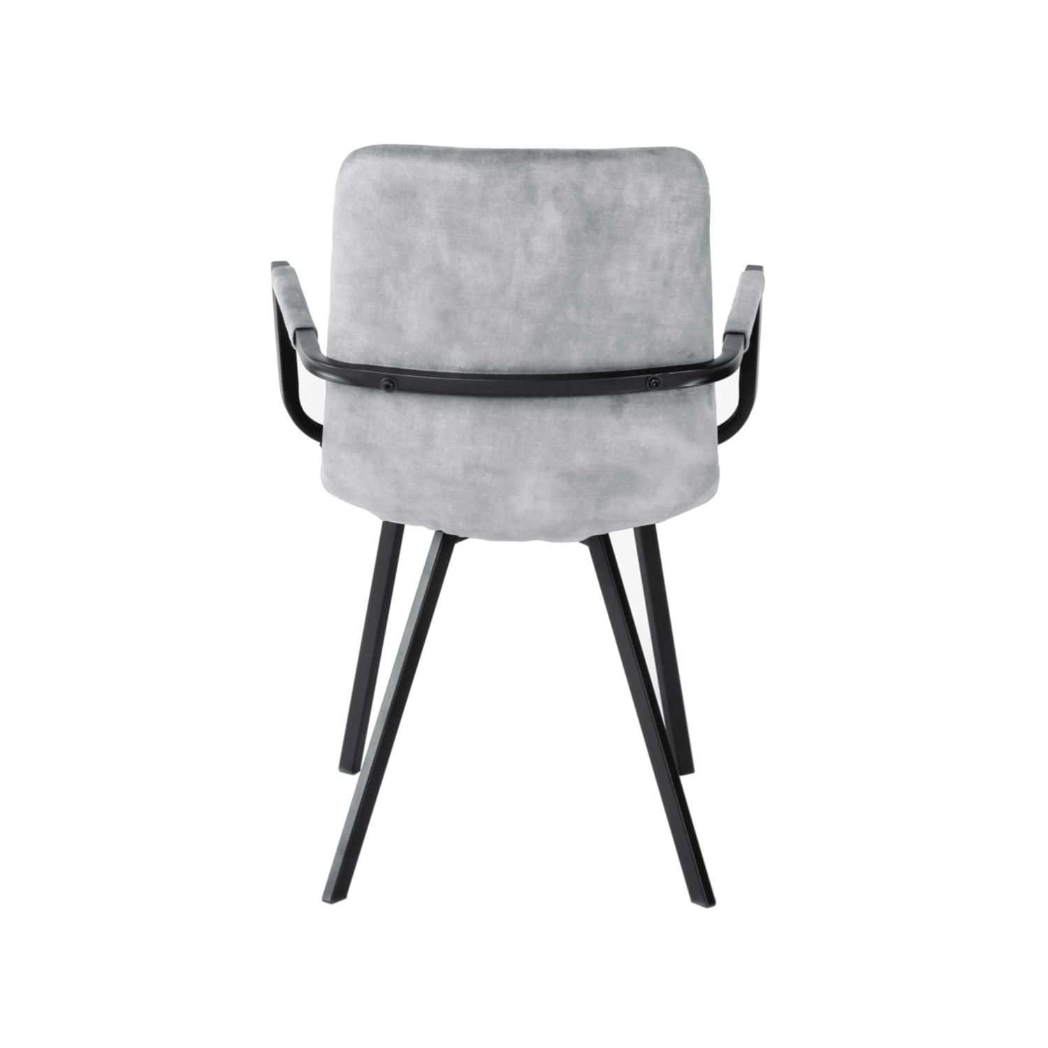 UNURGUNITE Chaise tapissée gris clair avec accoudoirs