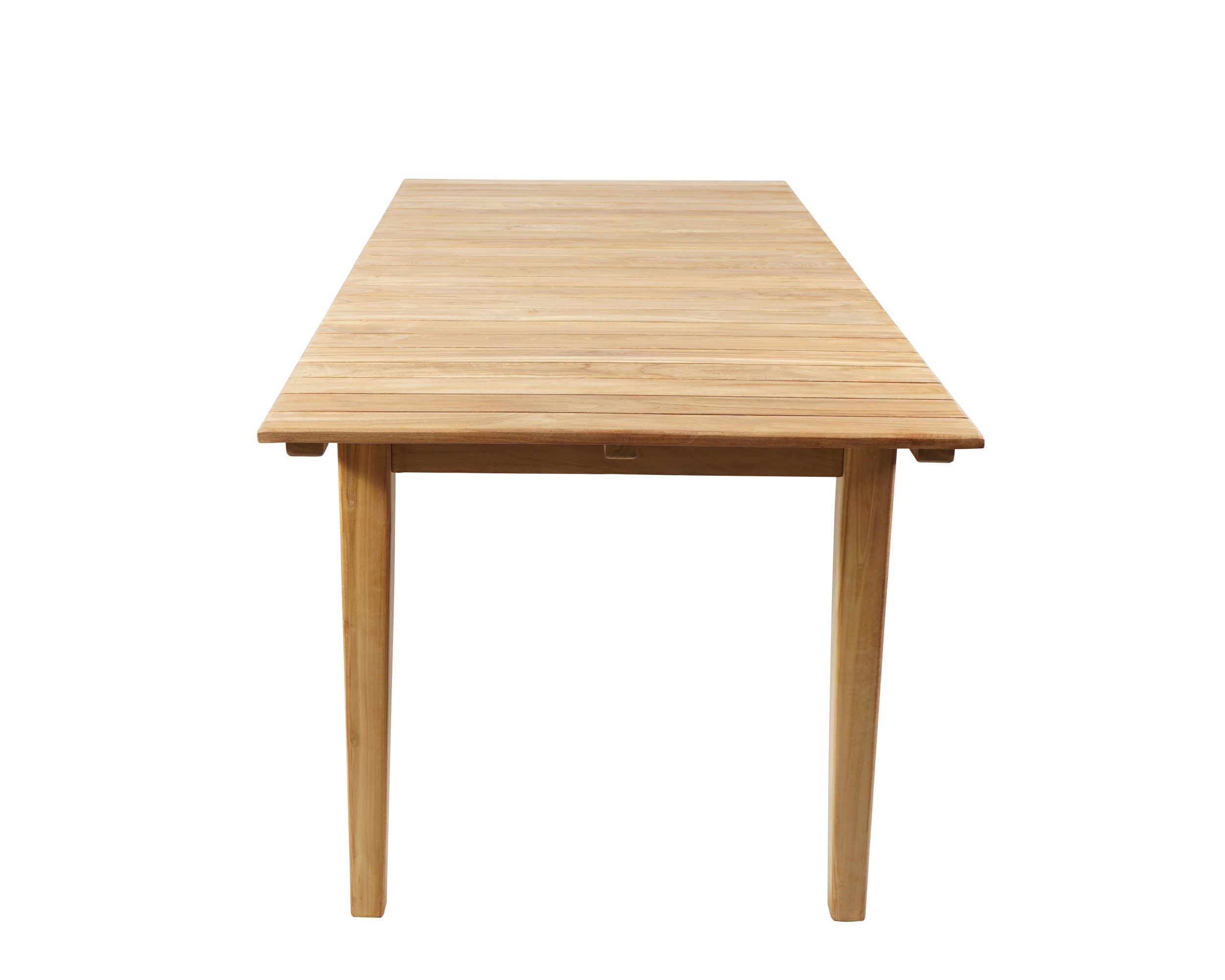 Table de jardin Raryle 200x90 cm en bois de teck