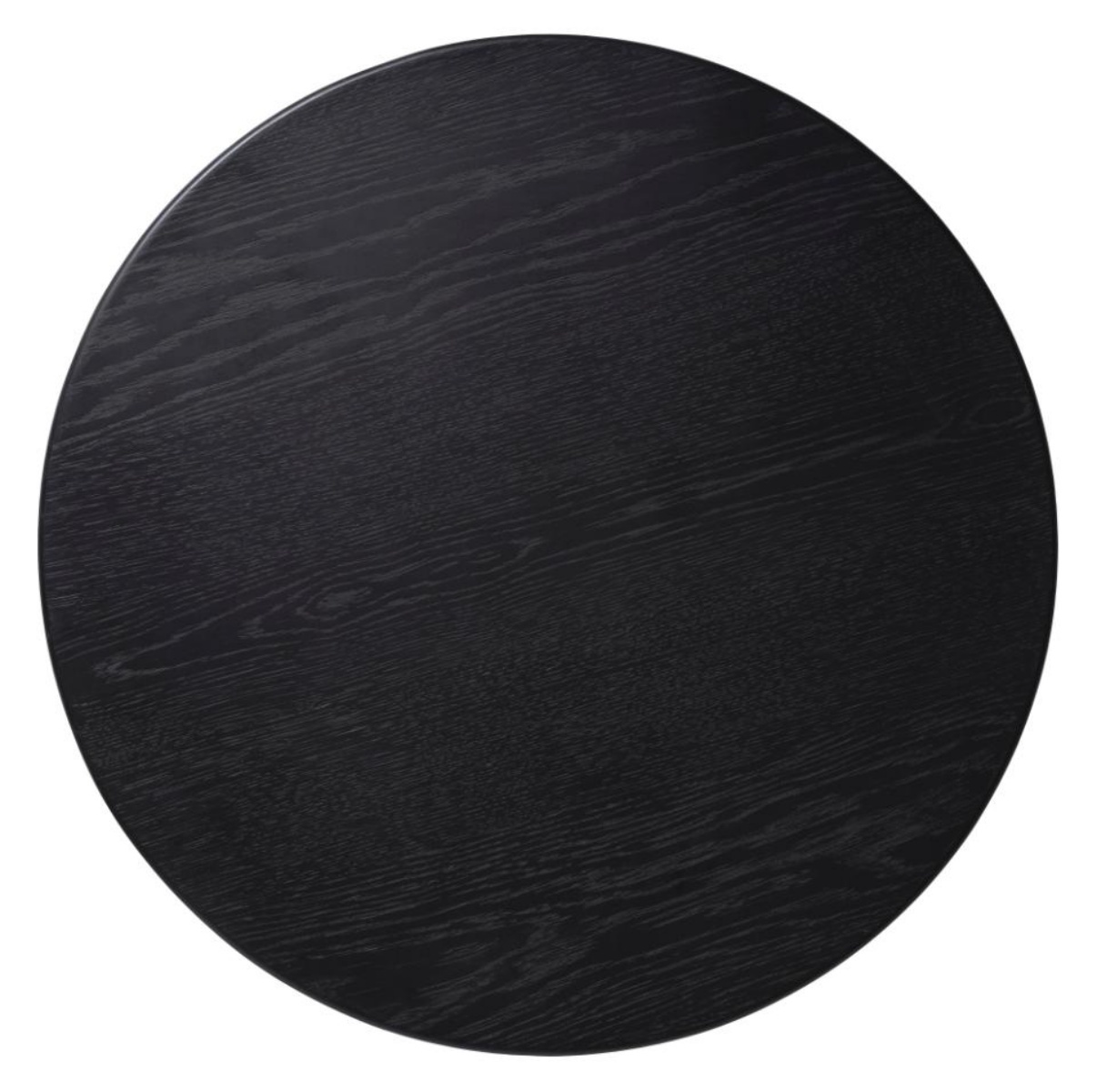Table Skast noire sur socle blanc 100x60 cm - Selsey