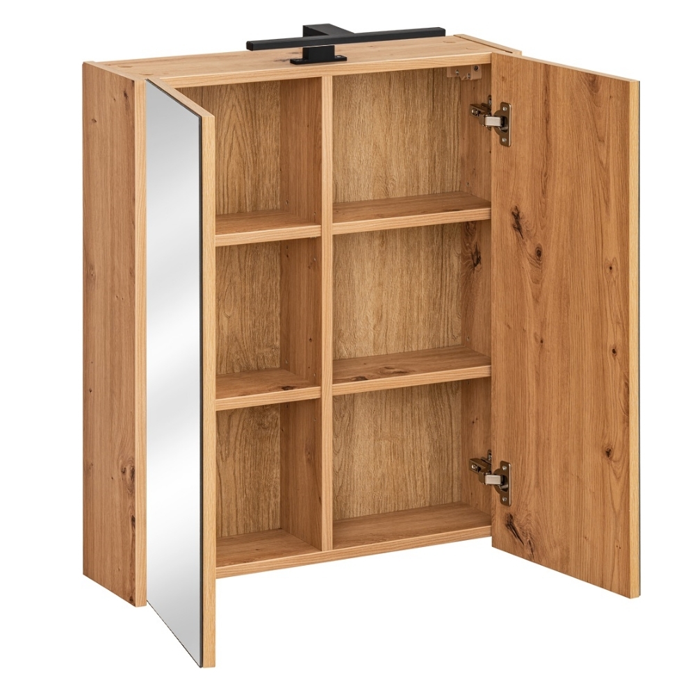 HERIME Armoire de salle de bain suspendue 60 cm