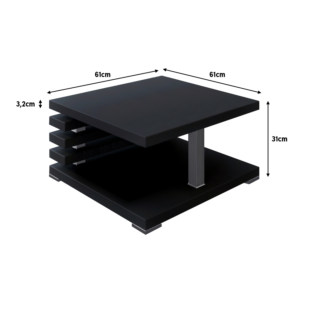 ARIENE Table basse design 60x60 cm