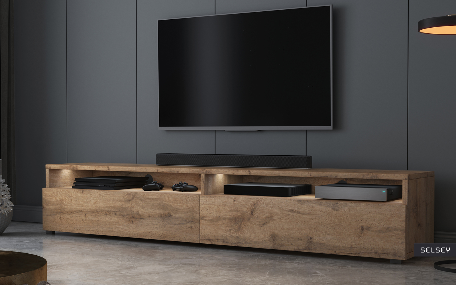 meuble tele 180 cm