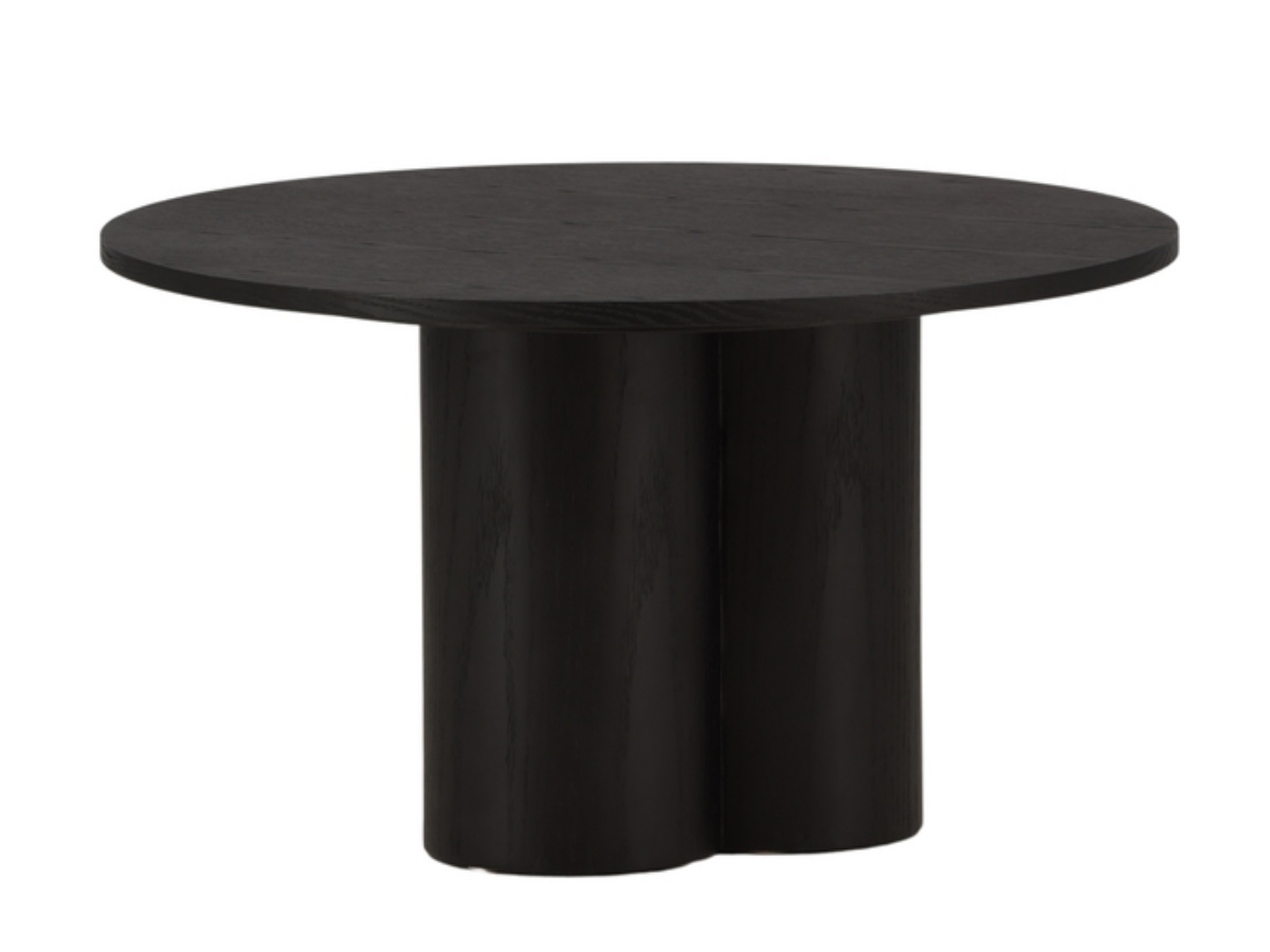 Table basse Convalder 80x80 cm noir