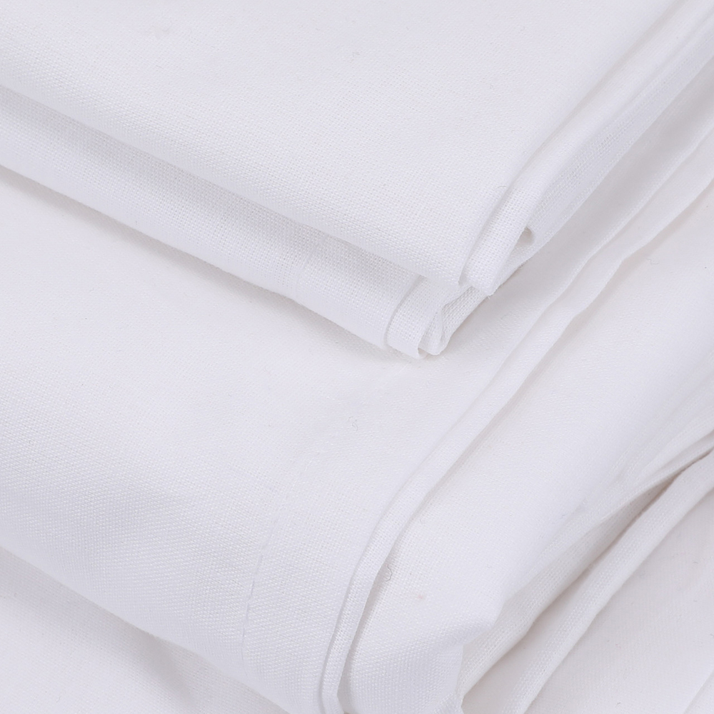 Parure de lit avec taies d'oreiller Fragrege 200x220 cm blanc
