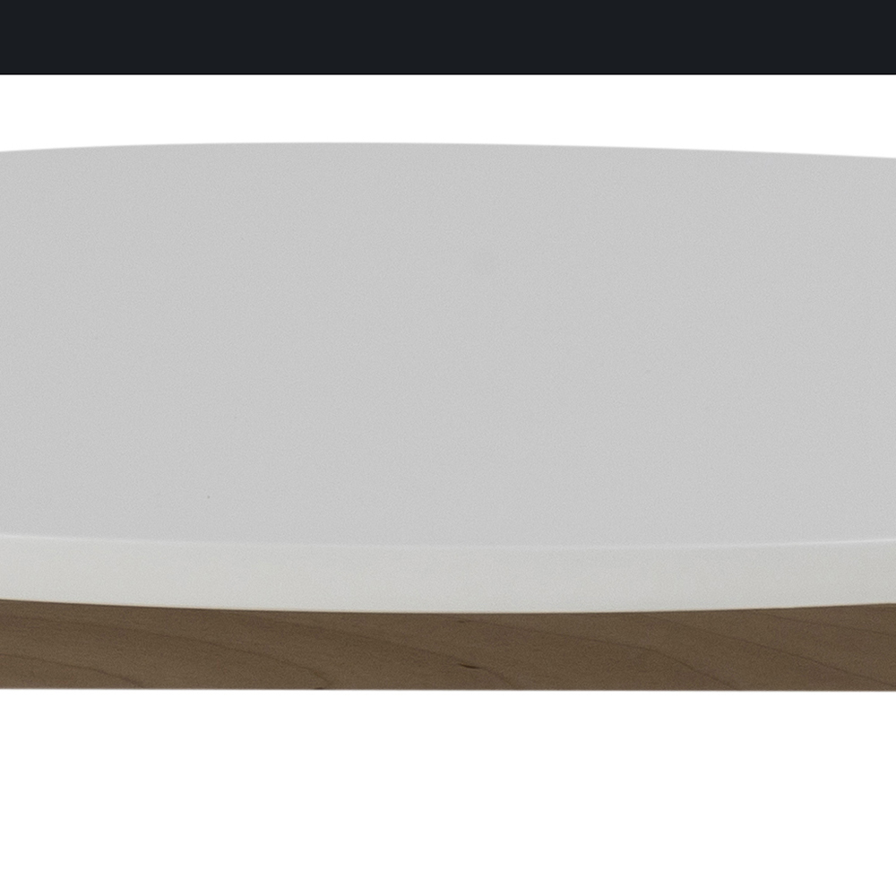 JAZINA Table à manger ronde diamètre 90 cm