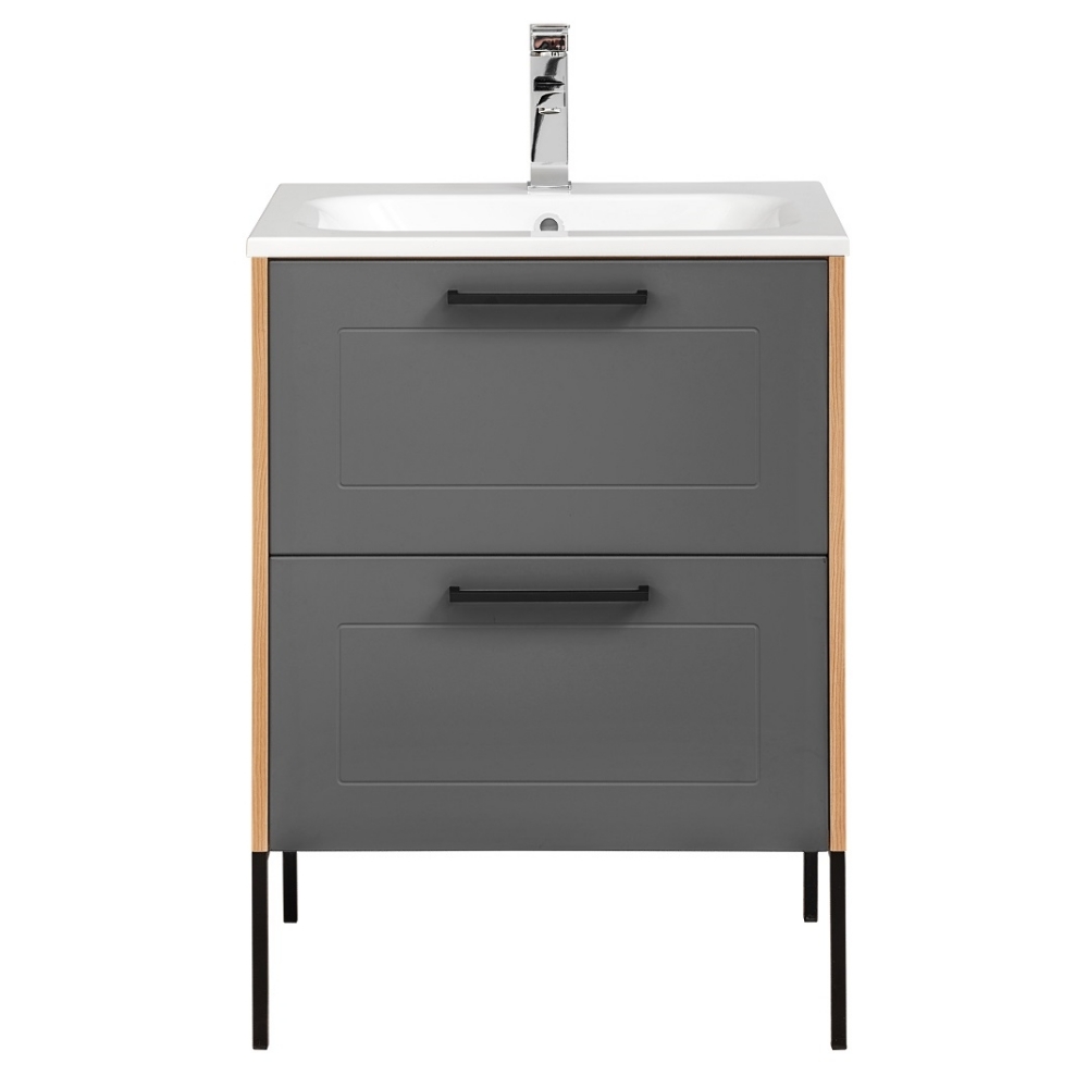 HERIME Armoire sous lavabo 60 cm