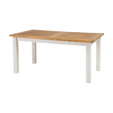 Style Moderne Blanc 6 /étag/ères 130x80 cm Selsey Espigo Table Extensible