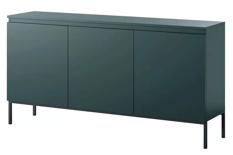 Commode 3 portes Bemmi 150 cm Vert foncé