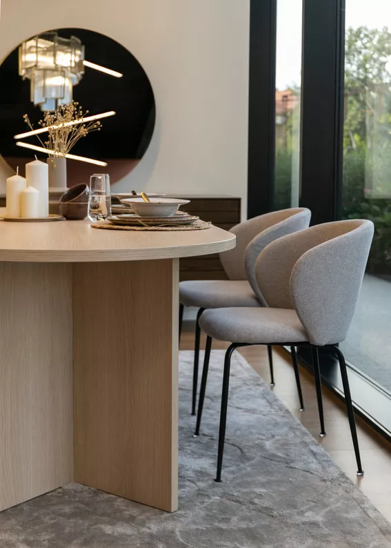 Table Ovo 204 cm Chêne Lindberg