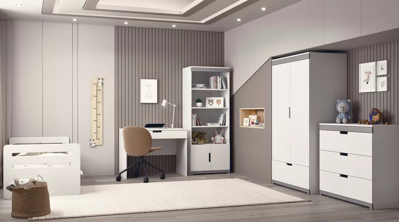 Garde-robe enfant Brannigan blanc