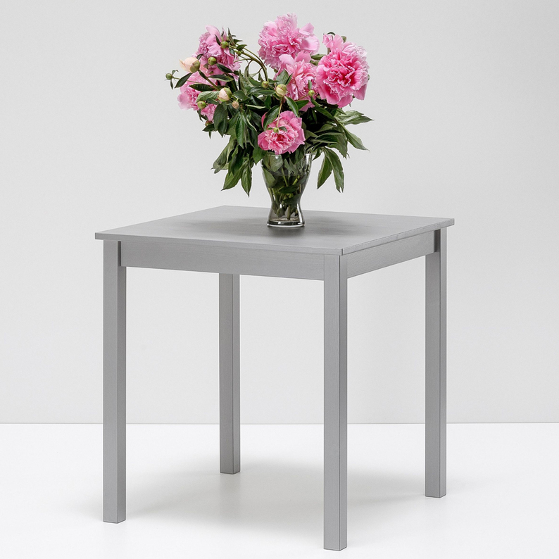 Table Silphium 68x68 cm gris