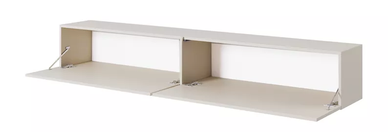 Meuble TV Bisira 200 cm Taupe (Gris-Beige)