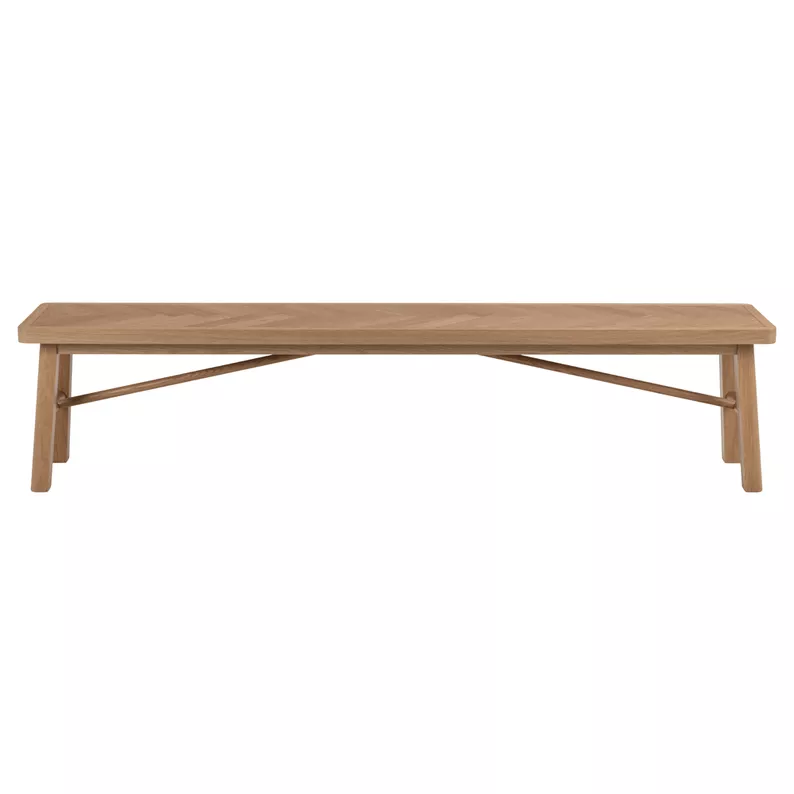 Banc d'entrée Siraca 36x200 cm, bois
