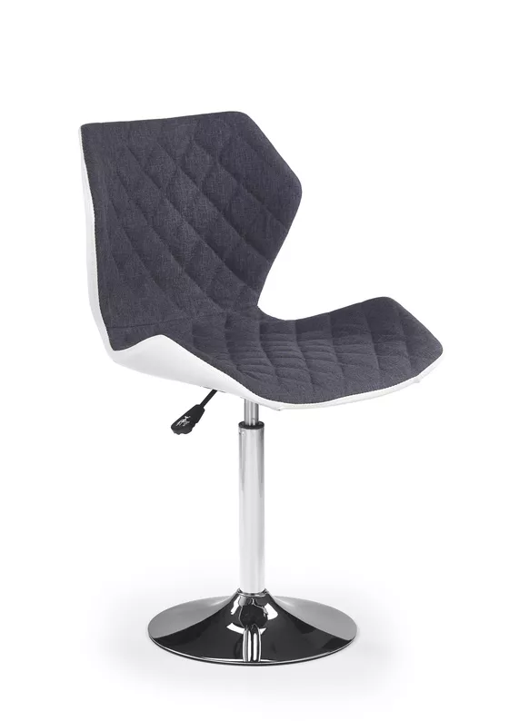 FORINT 2 Chaise de bureau enfant blanc / gris argenté