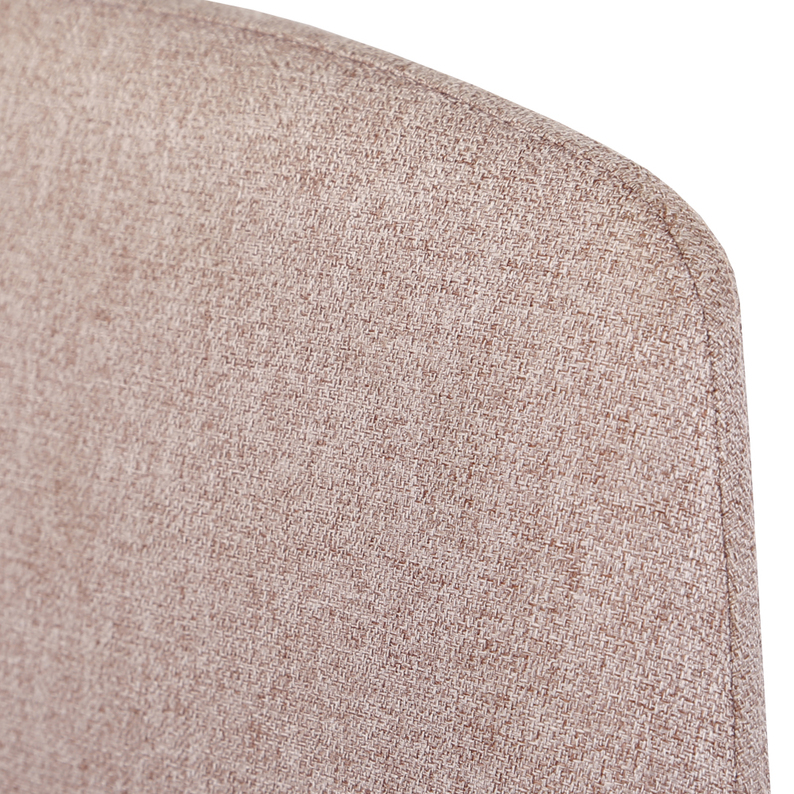 NERROM Chaise tapissée rose tressé en tissu hydrofuge