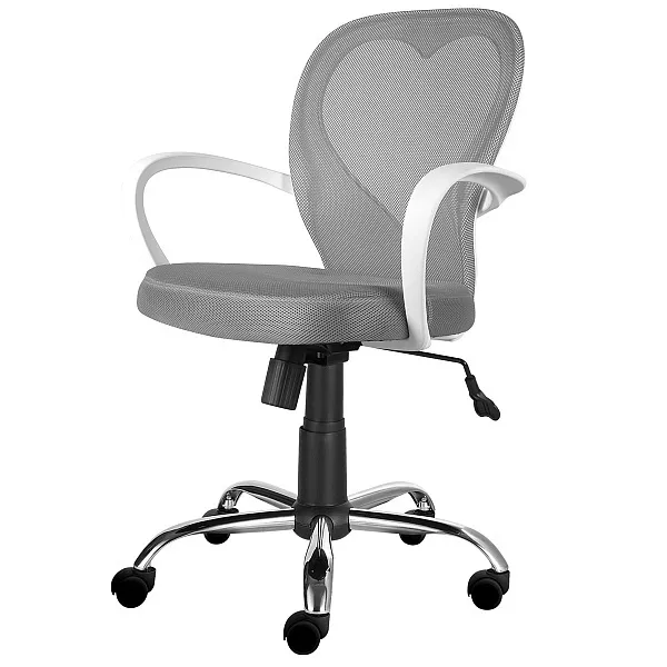 Chaise de bureau grise Mia