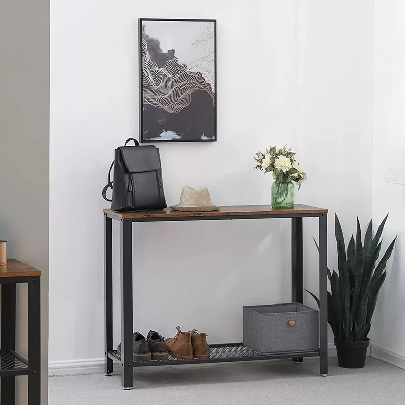 Console d'entrée Ramizu 102x35 cm avec étagère