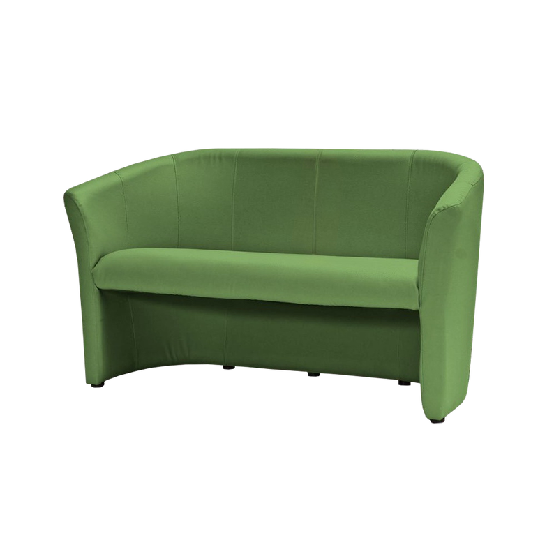 Canapé 3 places en éco-cuir vert Raklev