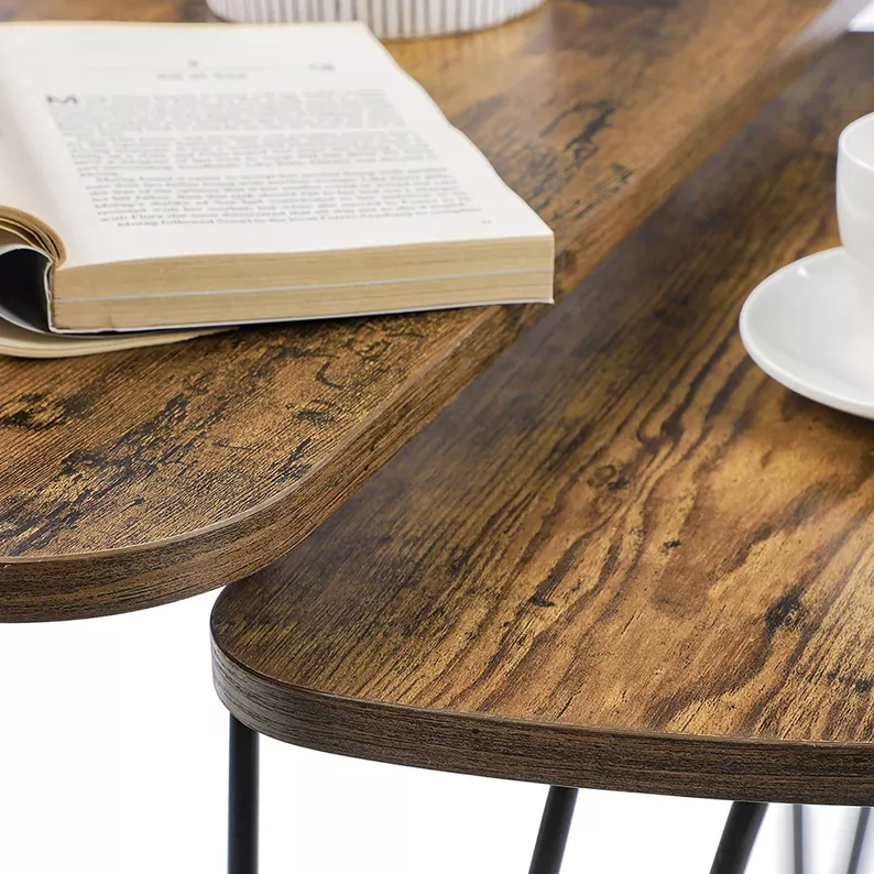 Un ensemble de deux tables basses Imattant