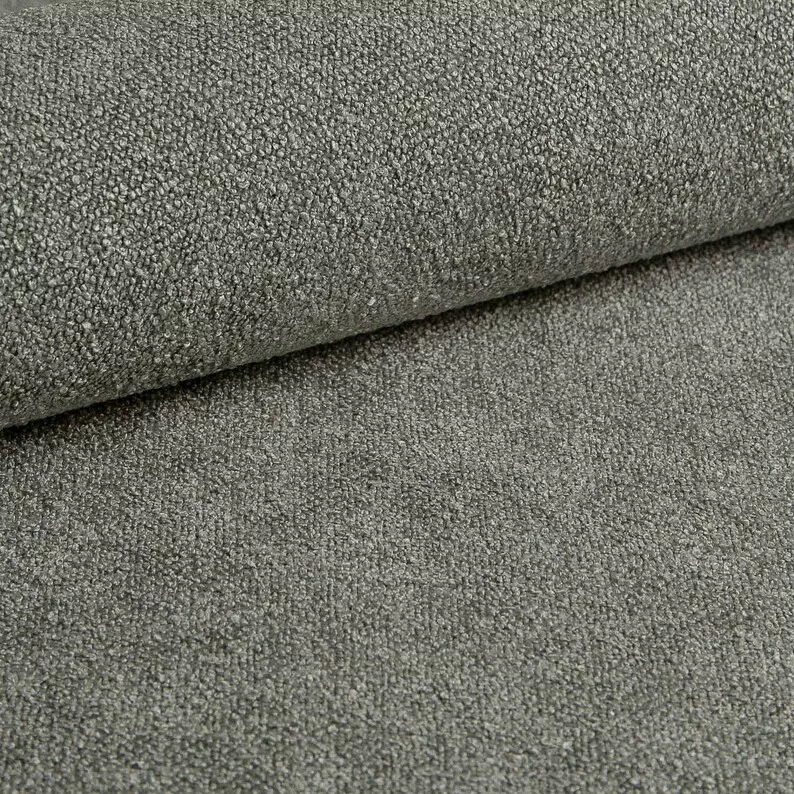 Kanapa rozkładana trzyosobowa Ovo z pojemnikiem szara szenil