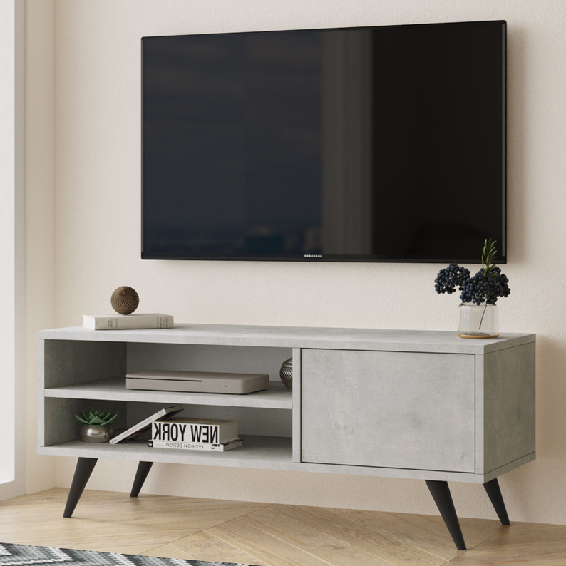 Meuble TV Cedone 40x110 cm gris