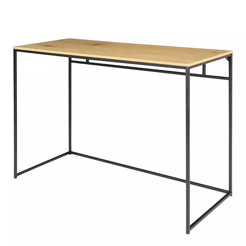 SEAFORD Bureau informatique design chêne / noir