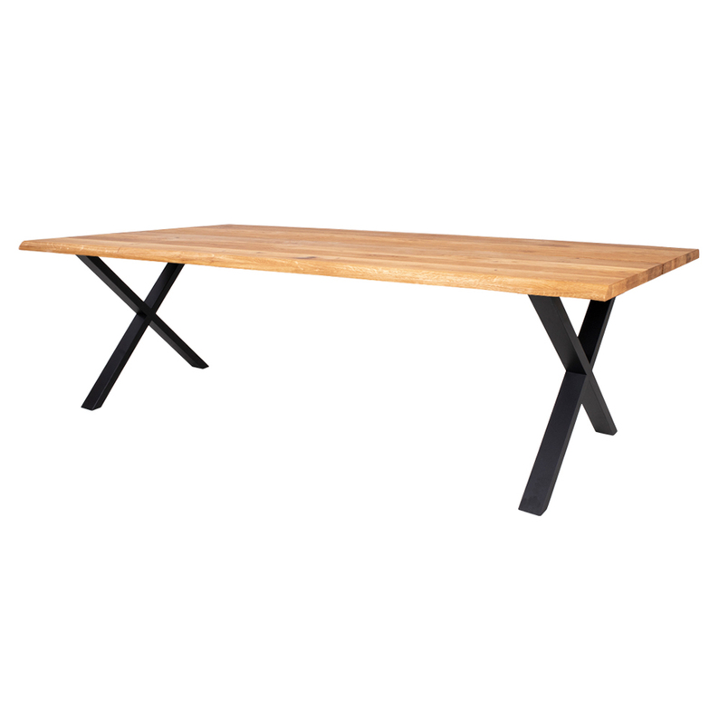 Table rectangulaire Lemucto 300x100 cm, chêne
