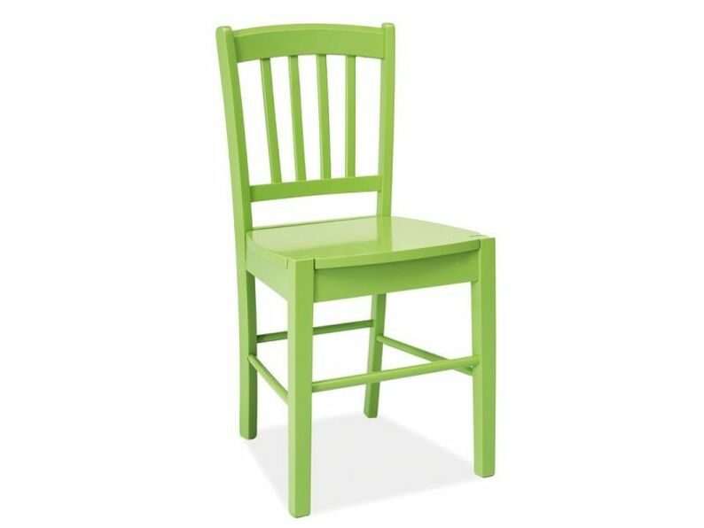 BERGEN Chaise en bois vert