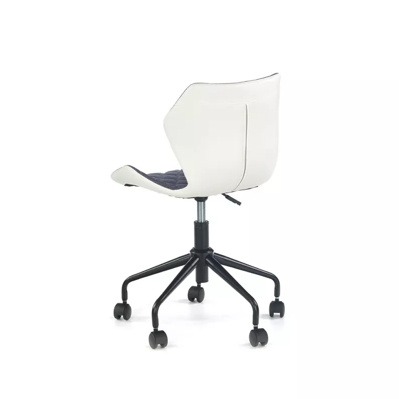 FORINT Chaise de bureau enfant blanc / gris argenté