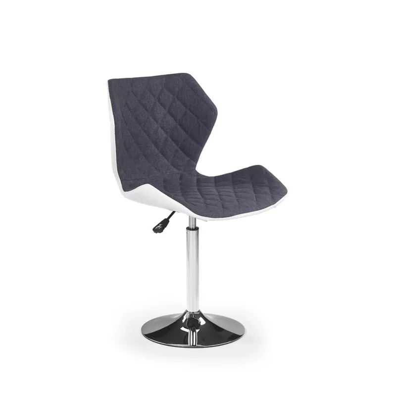 FORINT 2 Chaise de bureau enfant blanc / gris argenté