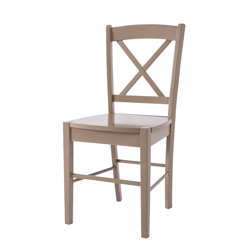 SVENE Chaise en bois beige
