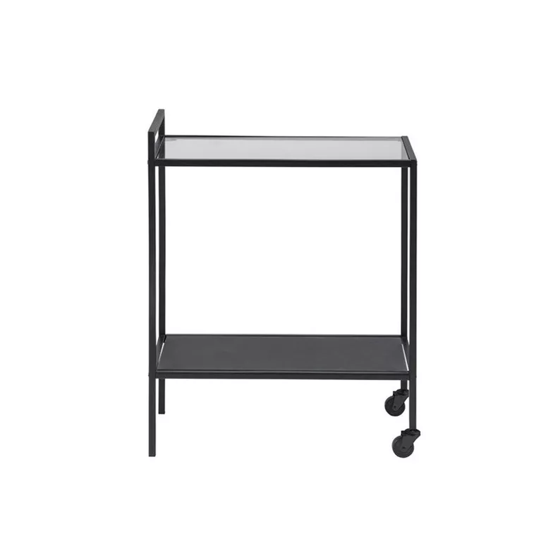 SEAFORD Table basse bar noir - verre