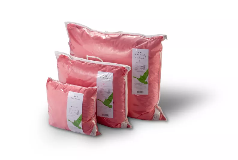 Oreiller en mi-duvet d'oie