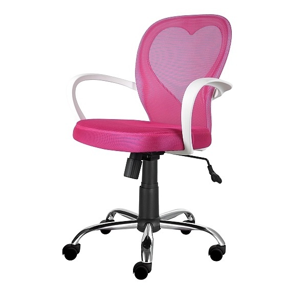 Chaise de bureau rose Mia