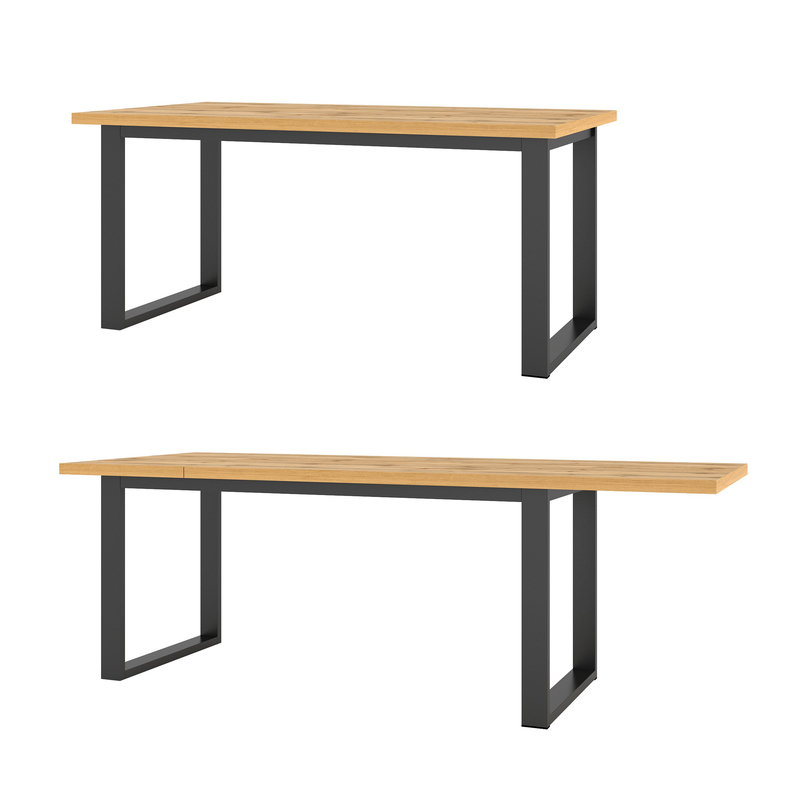Table extensible Feliks 170-220x90 cm chêne wotan