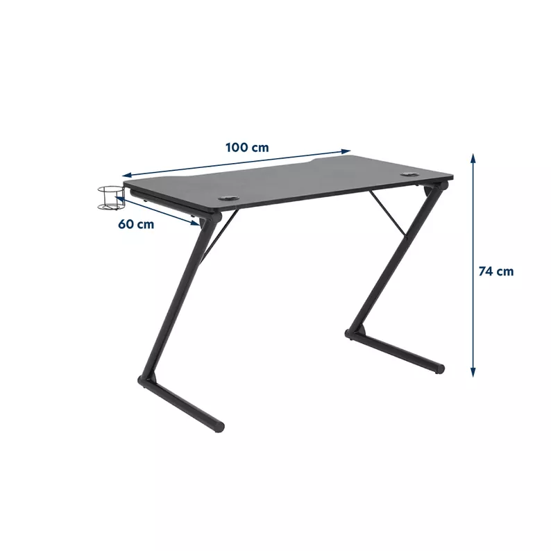 Bureau de jeu Vattaro 100x60 cm