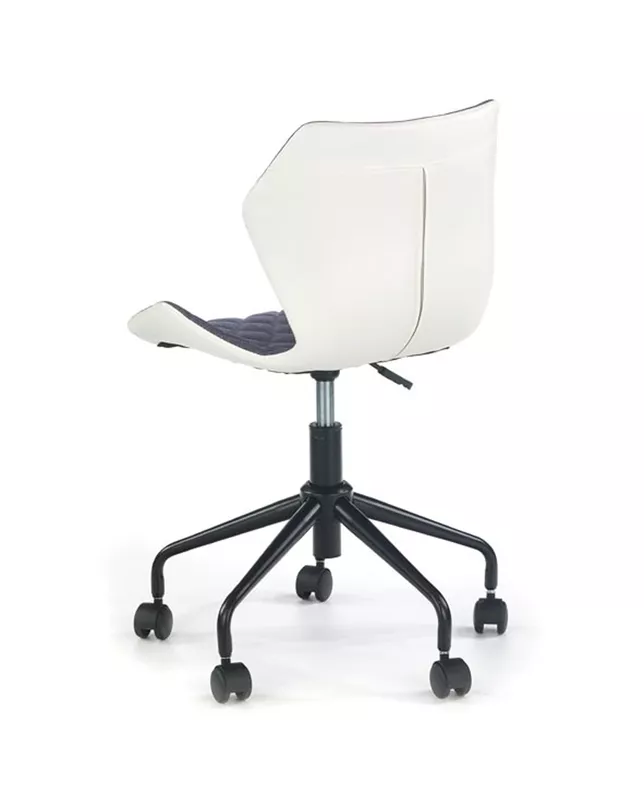 FORINT Chaise de bureau enfant blanc / gris argenté